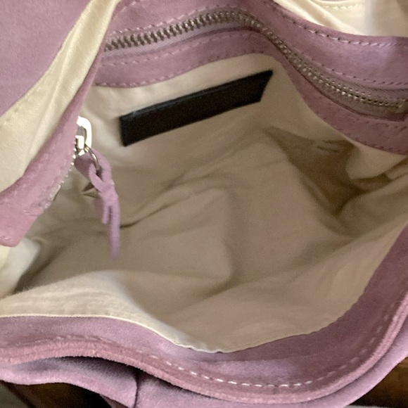 3.1 Phillip Lim Lavender Genuine Suede Studded Handbag - Picture 11 of 15